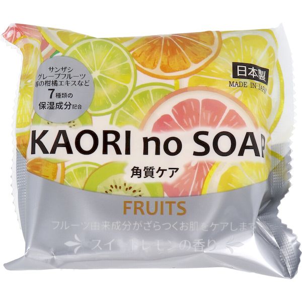 4971902927022 KAORI no SOAP フルーツ スイートレモンの香り 100g