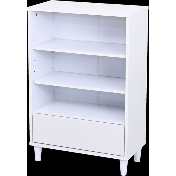 (LINEクーポン有)JKプラン FSI-0001-WH 直送 代引不可・他メーカー同梱不可 オープンラック 木製 ラッ..