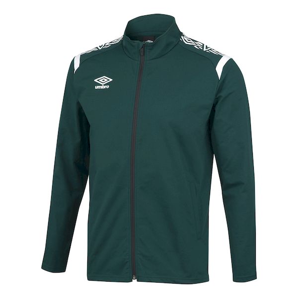 (LINEクーポン有)アンブロ umbro 4930699030810 UAS2350 ウォームアップジャケット Dグリーン サイズ：L