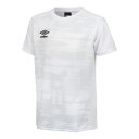 アンブロ umbro 4930699036379 UAS6310J ジュニア ゲームシャツ グラフィック ホワイト サイズ:150(4)