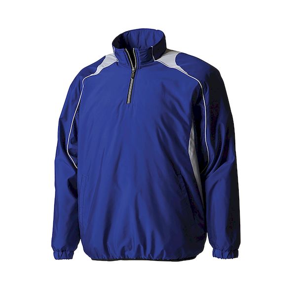 デサント DESCENTE 4930699184339 STD−425B 長袖プルオーバーコート ロイヤルブルーXシルバー サイズ：O