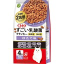 いなばペットフード 4901133723247 P－304 CIAO すごい乳酸菌クランキー ほたて味 760g 190g×4袋