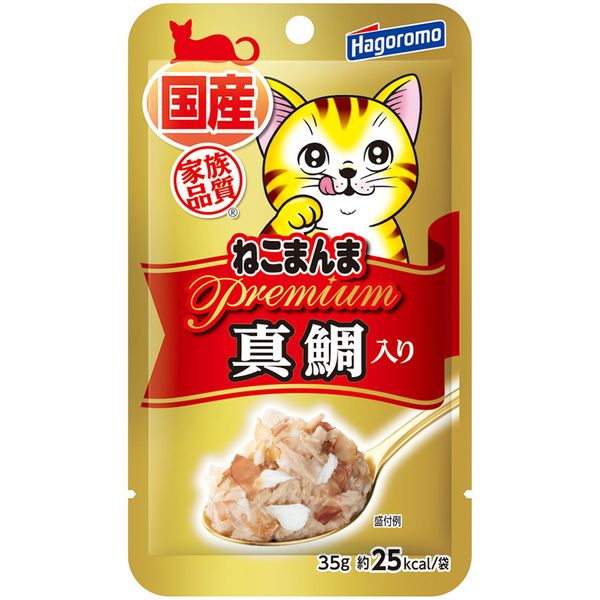 はごろもフーズ 4902560606950 Premiumねこまんまパウチ 真鯛入り 35g