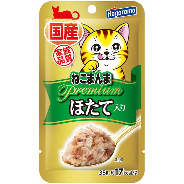 はごろもフーズ 4902560606974 Premiumねこまんまパウチ ほたて入り 35g