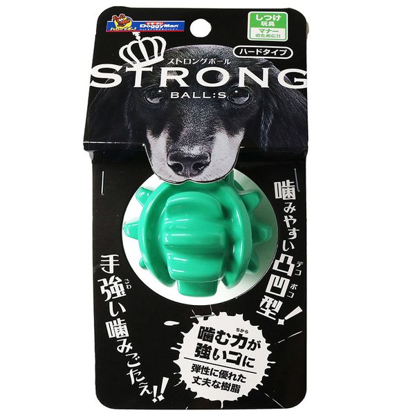 【商品説明】ドギーマンハヤシ　4976555858174　STRONG BALL S合成ゴム(TPR)製ボール型犬用玩具超小型犬用　噛む力が強いコに　弾性に優れた丈夫な樹脂(TPR)　ビビッドなカラーリング　噛みやすい凸凹形状●商品管理番号：4976555858174●生産地：ベトナム●サイズ：パッケージサイズ：W80×H166×D56（mm）商品使用時サイズ：直径／約5.6cm商品重量：60g●素材：本体：合成ゴム(TPR)パッケージ：紙●メーカー名：ドギーマンハヤシ 株式会社類似商品はこちらドギーマン 4976555857528 STR466円ドギーマン 4976555857023 STR585円ドギーマン 4976555858198 STR585円ドギーマン 4976555857030 STR929円ドギーマン 4976555857511 STR466円ドギーマン 4976555858181 STR481円ドギーマン 4976555844382 にゃん267円ドギーマン 4976555845518 にゃん427円ドギーマン 4976555858228 牛革歯529円直送・代引不可STRONG BALL S 別商4,213円ドギーマン 4976555844993 じゃれ358円ドギーマン 4976555945805 ホワイ457円