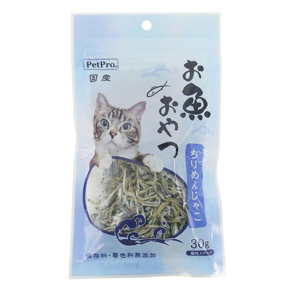 ペットプロジャパン PetPro 4981528444032 ペットプロ 猫用お魚おやつ ちりめんじゃこ 30g