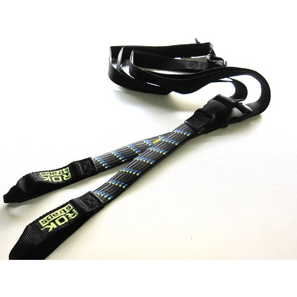 (LINEクーポン有)【個数：1個】インフィニクス ROK00001 直送 代引不可・他メーカー同梱不可 ROK straps ストレッチストラップ MCタイプ ／ ブラック＆ブルー×グリーン ／ 2本セット