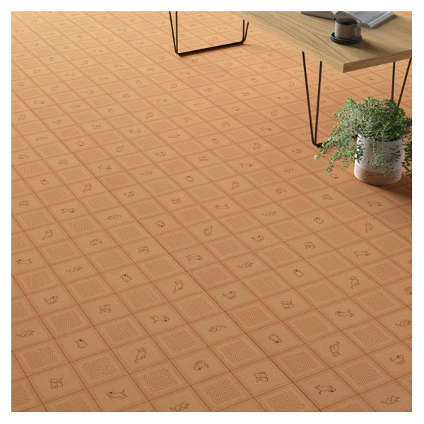 (LINEクーポン有)【個数:1個】シンコール CES-5427-60-500 直送 代引不可・他メーカー同梱不可 クッションフロア CES-5427 幅60cmタイプ イヌネコ 0543515 CES542760500 [2]