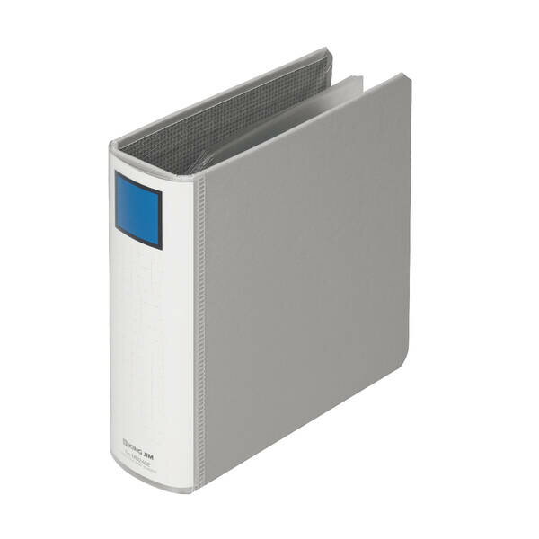 キングジム KIMG JIM MN2402-GY キングファイル　ミニバインダー　グレー MN2402GY