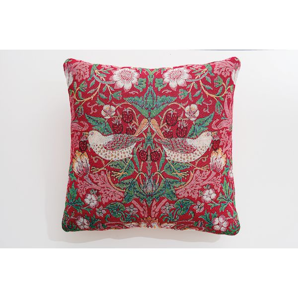 ニーズ 1-00267-003 モリス ジャガード織りクッションカバー ワイン 100267003