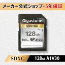 Gigastone GJSXR-128GV3A1 SDJ[h128GB SDXC [J[h A1 V30 UHS|I U3 NX10100MB^s 4K Ultra HD 5Nۏ GJSXR128GV3A1