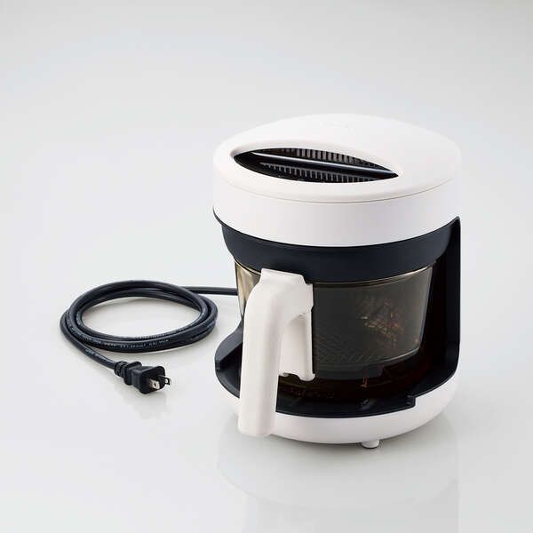 ELECOM エレコム HAC-AFP01WH ポット型コンベクションオーブン ホワイト HAC-AFP01WH