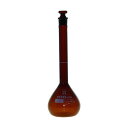 SIBATA 026100-100 メスフラスコ 茶 カスタムA 100mL 026100100