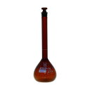 SIBATA 026100-200 メスフラスコ 茶 カスタムA 200mL 026100200
