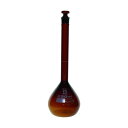 SIBATA 026100-250 メスフラスコ 茶 カスタムA 250mL 026100250