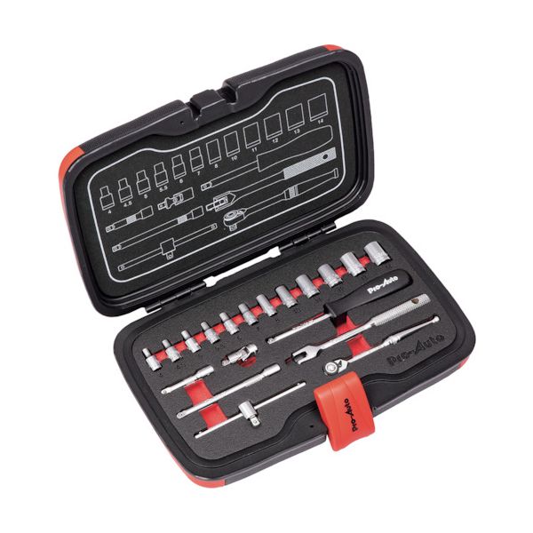 Pro−Auto PA2019 1／4DR．19PCソケットレンチセット