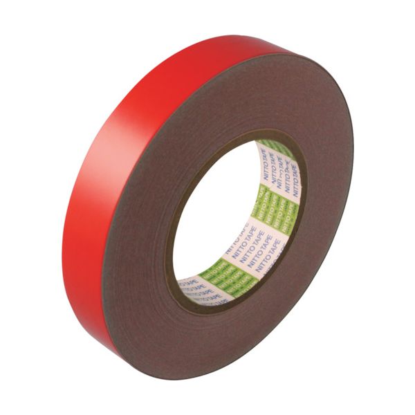 日東エルマテ E-A25R ラインテープE‐A BC 0．16mm×25mm×50m 赤 EA25R