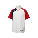 アシックス 4549845583508 BB T SHIRT ホワイトxレッド サイズ:L