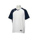 アシックス 4549845583775 BB T SHIRT ホワイトxネイビー サイズ:S(4)