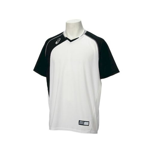 アシックス 4549845583898 BB T SHIRT ホワイトxブラック サイズ:M アシックス 4549845583898 BB T SHIRT ホワイトxブラック サイズ:M