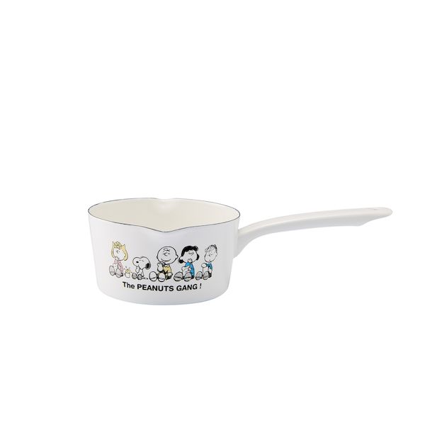 豊琺瑯 SNJ-2302 PEANUTSホーローミルクパン15cm SNJ2302