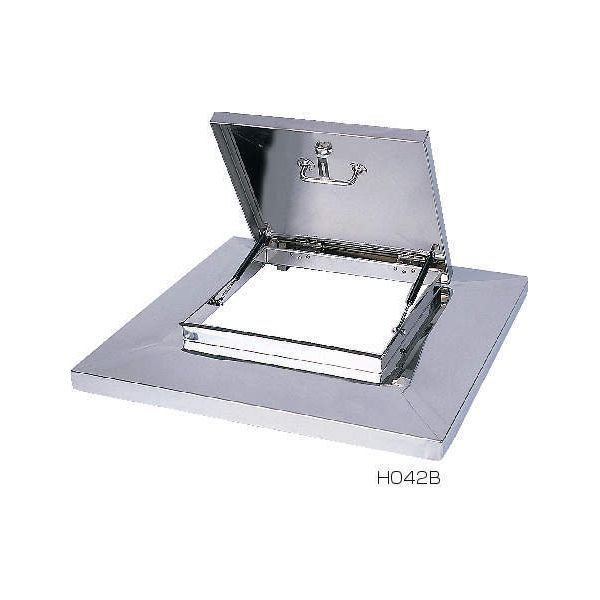 (LINEクーポン有)クマモト H442K ダンパー check H442K メッキ 天蓋 角型後付用 大 600×1000 H442Kダン..