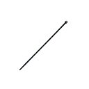 ナック 07UV NAC ねじっ手バンド 黒 2.8mm×150mm 10入