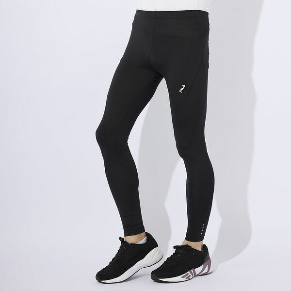 (LINEクーポン有)FILA 4549708832699 445121K DRYロングインナー M ブラック