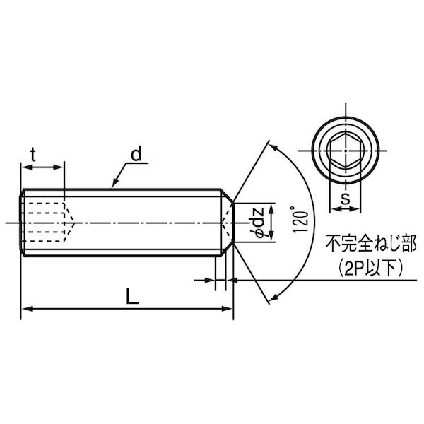 測定器・工具のイーデンキの(LINEクーポン有)【個人宅配送不可】【個数：500個】SUNCO 4547733184622 【500個入】 直送 代引不可・他メーカー同梱不可 三価ホワイト HS クボミ先 10 X 10｜アングル2