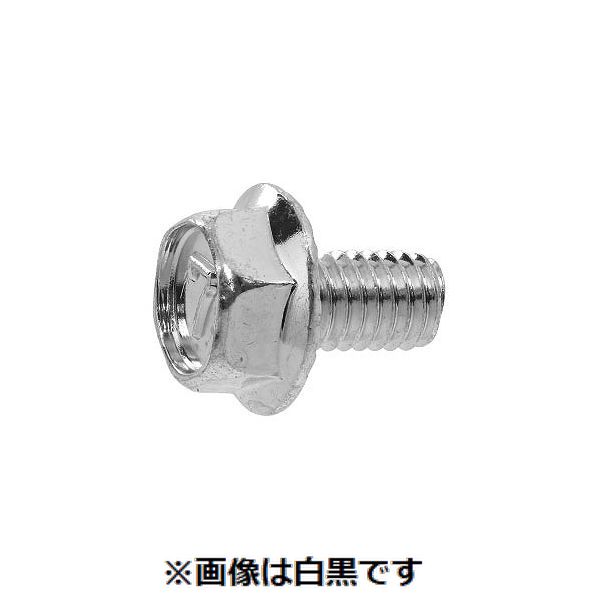 (LINEクーポン有)【個人宅配送不可】【個数：600個】SUNCO 4547733243060 【600個入】 直送 代引不可・他メーカー同梱不可 三価ホワイト 7マーク フランジBT セレート付 6 X 10