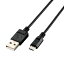 쥳 ELECOM U2C-JAMB03BK USB20֥AmicroBס U2CJAMB03BK ֥å ѥå microUSB֥ PKG