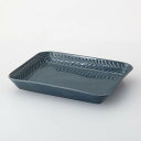 西海陶器 4965451246680 ローズマリー OVEN角トレー・denim 4965451246680