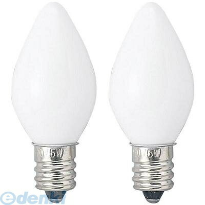 【個数：1個】ヤザワコーポレーション YAZAWA 1CC2P ローソク球 ホワイト LED電球 照明器具 家電