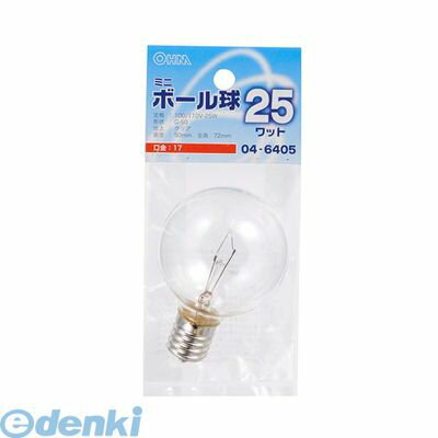 ŵ 04-6405 ߥ˥ܡG50 E17 25Wꥢ 046405