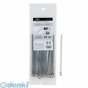 オーム電機 09-1586 ステンレスタイ 130mm 15本入り 091586