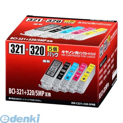 オーム電機 INK-C321+320-5PNB ...の商品画像