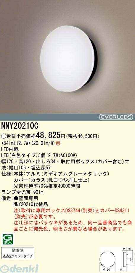 ѥʥ˥åŹ NNY20210C LED֥饱åȥ饤 NNY20210C