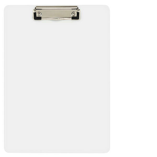 Rakuten - サンケーキコム SCB-01-WH 【5個入】A4クリップボード　ホワイト SCB01WH
