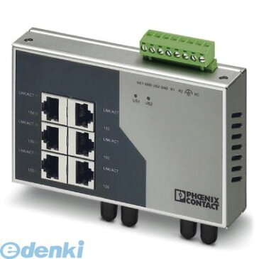 【ポイント2倍】フェニックスコンタクト FLSWITCHSF6TX/2FXST Industrial Ethernet Switch - FL SWITCH SF 6TX/2FX ST - 2832674 FLSWITCHSF6TX2FXST