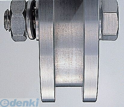 (LINEクーポン有)ヨコヅナ JCP-1106 440Cベアリング入ステンレス重量戸車 車のみ110mm H型 JCP1106