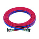 TASCO タスコ TA381LA-20A ツインホース アセチレン サンソ細タイプカプラ付 20m A011711 TA381LA20A