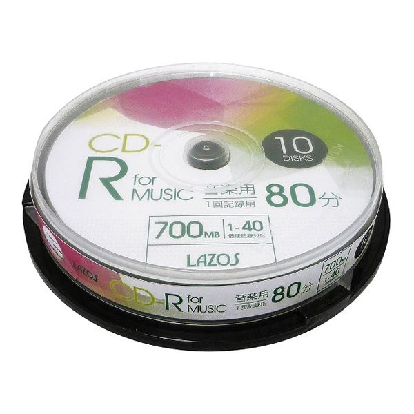 L-MCD10P 音楽用CD－R 10枚組 LMCD10P