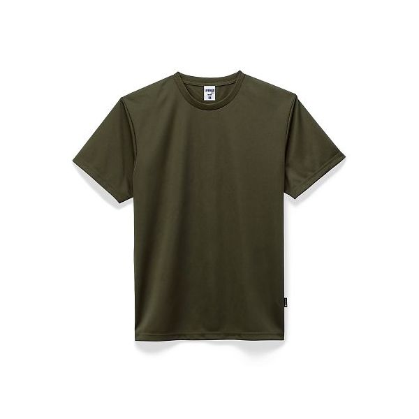 MS1154-24 130 4．3オンスドライTシャツ ポリジン加工 カーキ 130 MS115424130