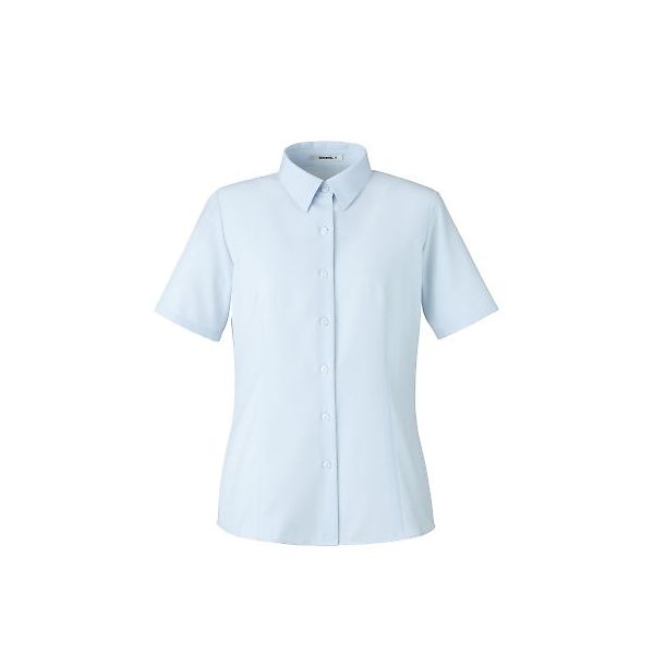 RB4563-6 5G 半袖ブラウス ブルー 5G RB456365G