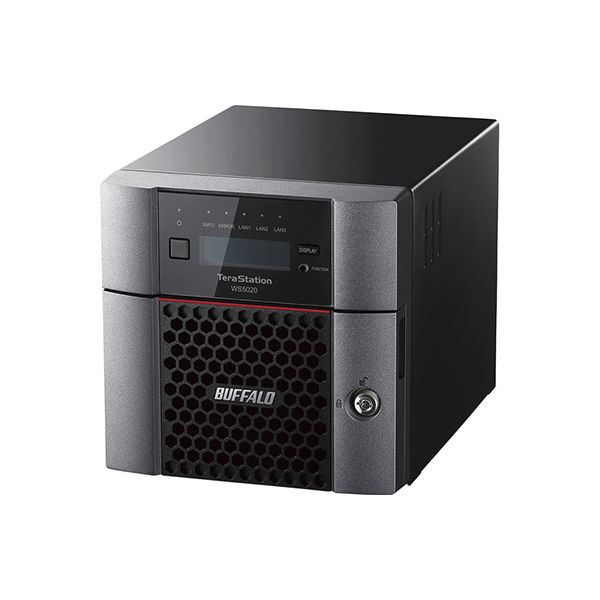 WS5220DN08W9 直送 代引不可・他メーカー同梱不可 バッファロー Windows Server IoT 2019 for Storage Workgroup Edition搭載 2ベイデスクトップ8TB