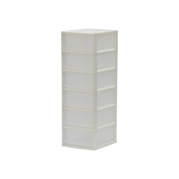 【個数：1個】ル-ムケ-スプチフカ6ダン 直送 代引不可・他メーカー同梱不可 62－6877－54 ルームケースプチ A4 深型6段 ホワイト ル－ムケ－スプチフカ6ダン ルムケスプチフカ6ダン