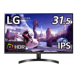 32QN600-B 直送 代引不可・他メーカー同梱不可 LG Electronics Japan 31.5インチ IPS液晶(2560x1440/フリッカーセーフ/ブルーライト低減/HDMIx1/Display Portx1/HDR10/sRGB 99%/FreeSync) 32QN600B