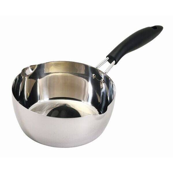 パール金属 HC-557 ミラースタイル ステンレス製行平鍋18cm(目盛付) HC557