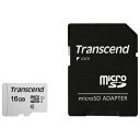 TS16GUSD300S-A 16GB microSDHCカード UHS－I U1準拠 SDカードアダプタ有 TS16GUSD300SA