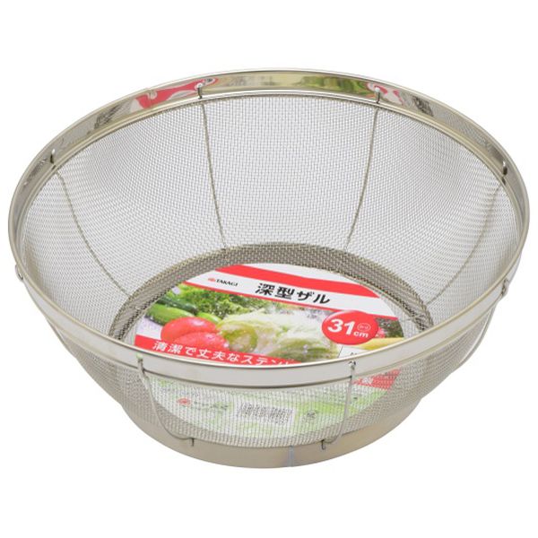 4015140 TAKAGI深型ザル31cm